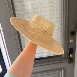 Natural Straw Sun Hat with Wide Brim